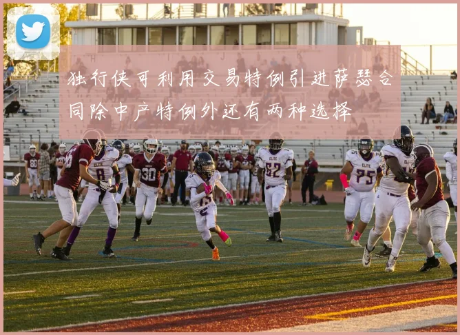 独行侠可利用交易特例引进萨瑟合同除中产特例外还有两种选择